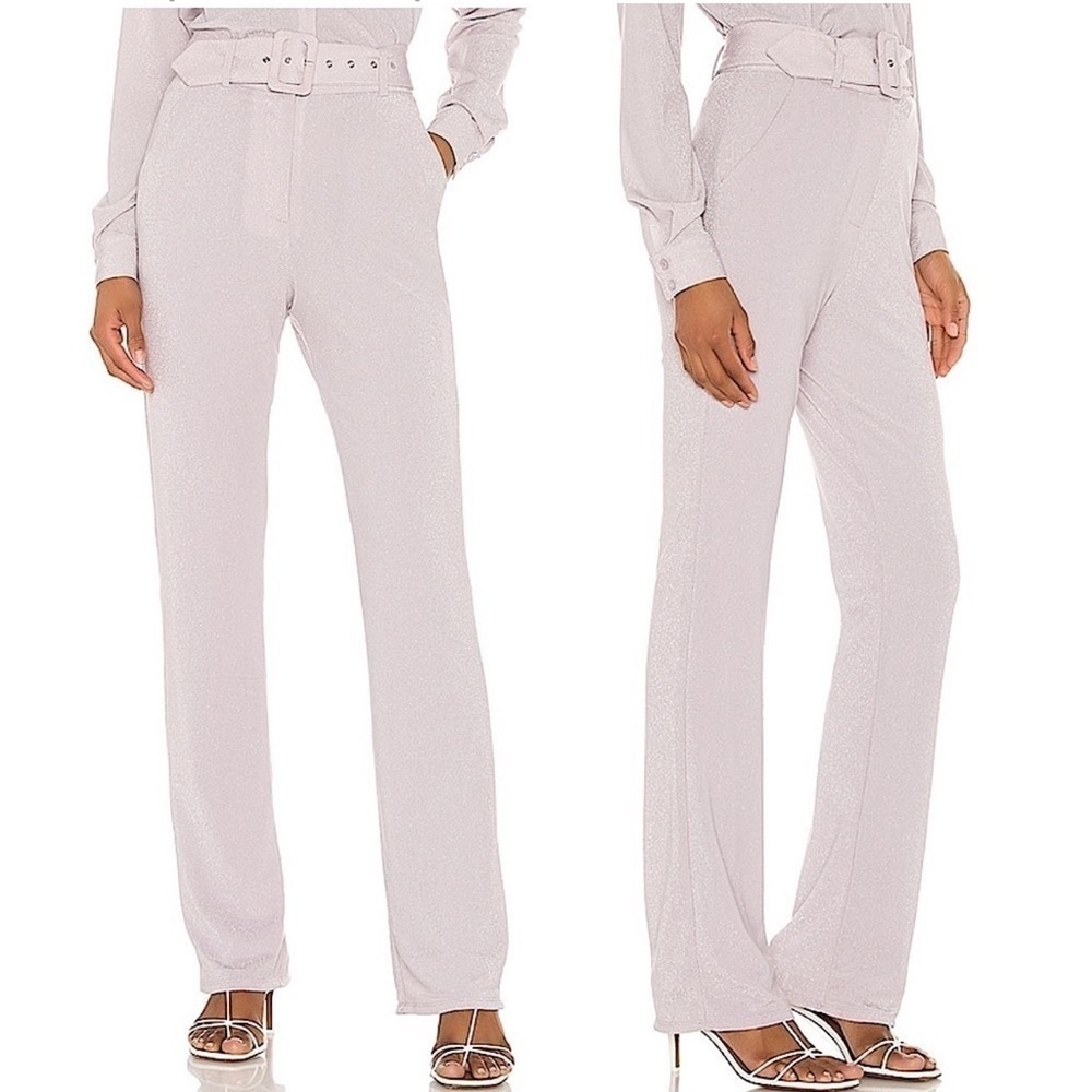 SONG OF STYLE Nori Pant In Silver Lilac